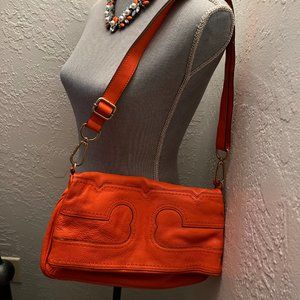 Tory Burch crossbody orange bag purse